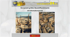 Desktop Screenshot of baustoff24.eu
